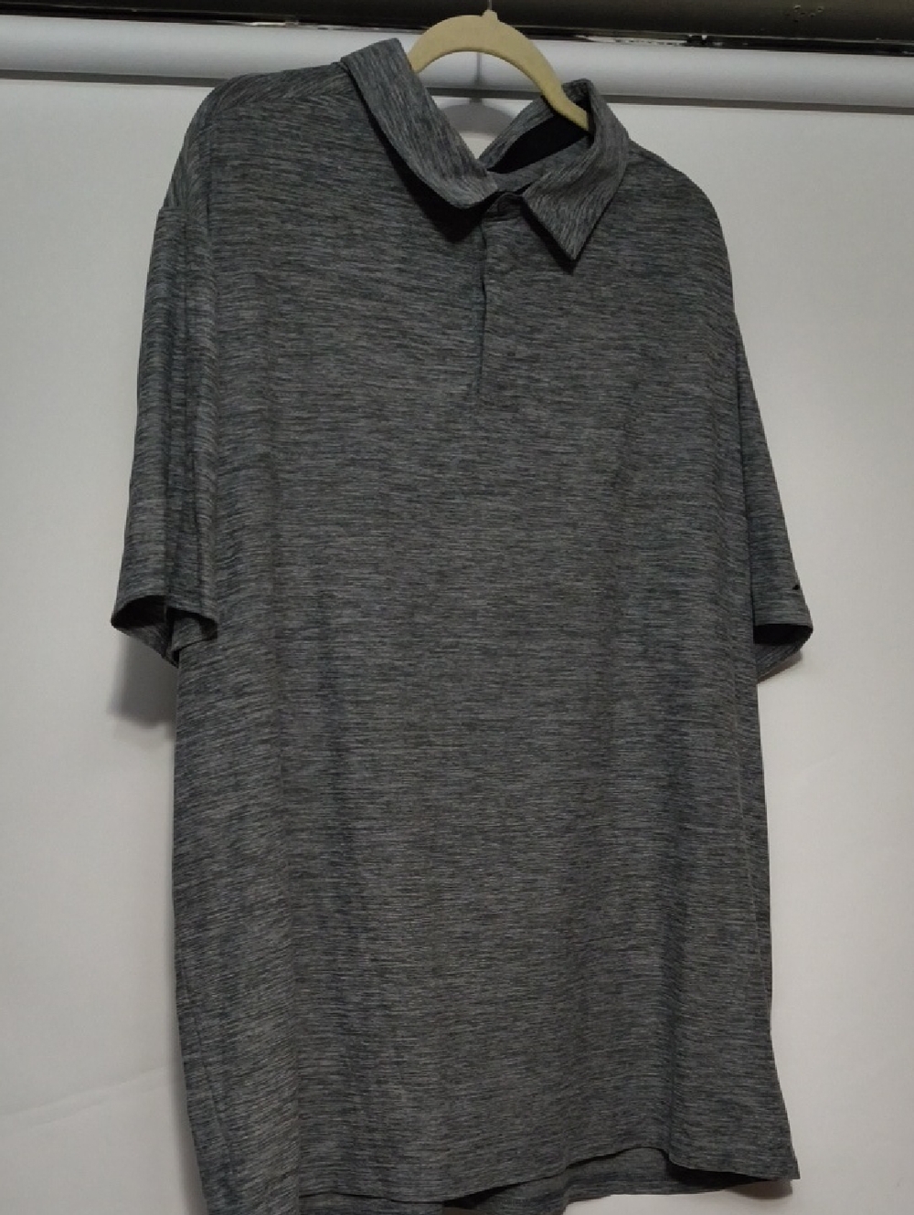 Asics Men's Gray Heather Polo